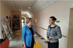 Министр культуры Чувашской Республики Роза Лизакова посетила БУ «Библиотека имени Л.Н.Толстого» Минкультуры Чувашии
