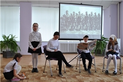 В специальной библиотеке имени Льва Толстого состоялось праздничное мероприятие, посвящённое Дню Победы
